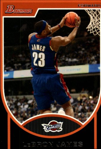 Amazon.com: 2007 Bowman Basketball Card (2007-08) #23 LeBron James